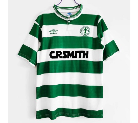 Celtic 87/88 Home Green&White Soccer Jersey